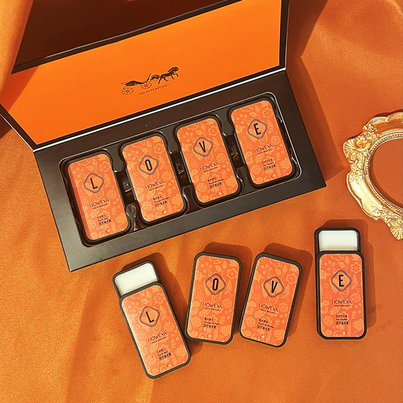 Perfume Light Fragrance - 4pcs Solid Perfume Set, Floral and