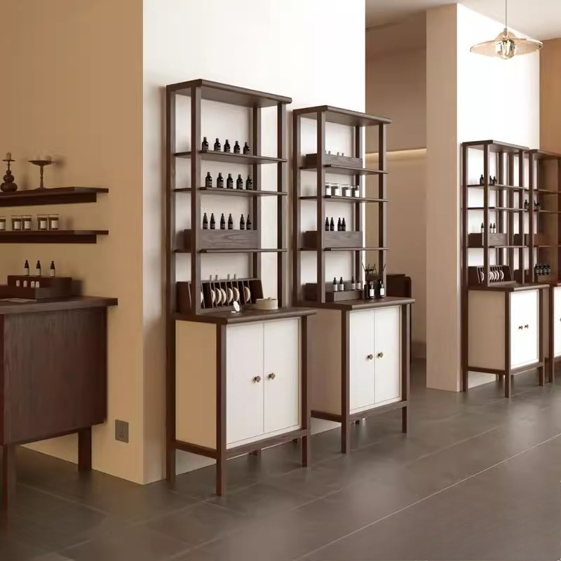 Perfume In Fragrance Shop - Fragrance shop wall cabinet essential oil