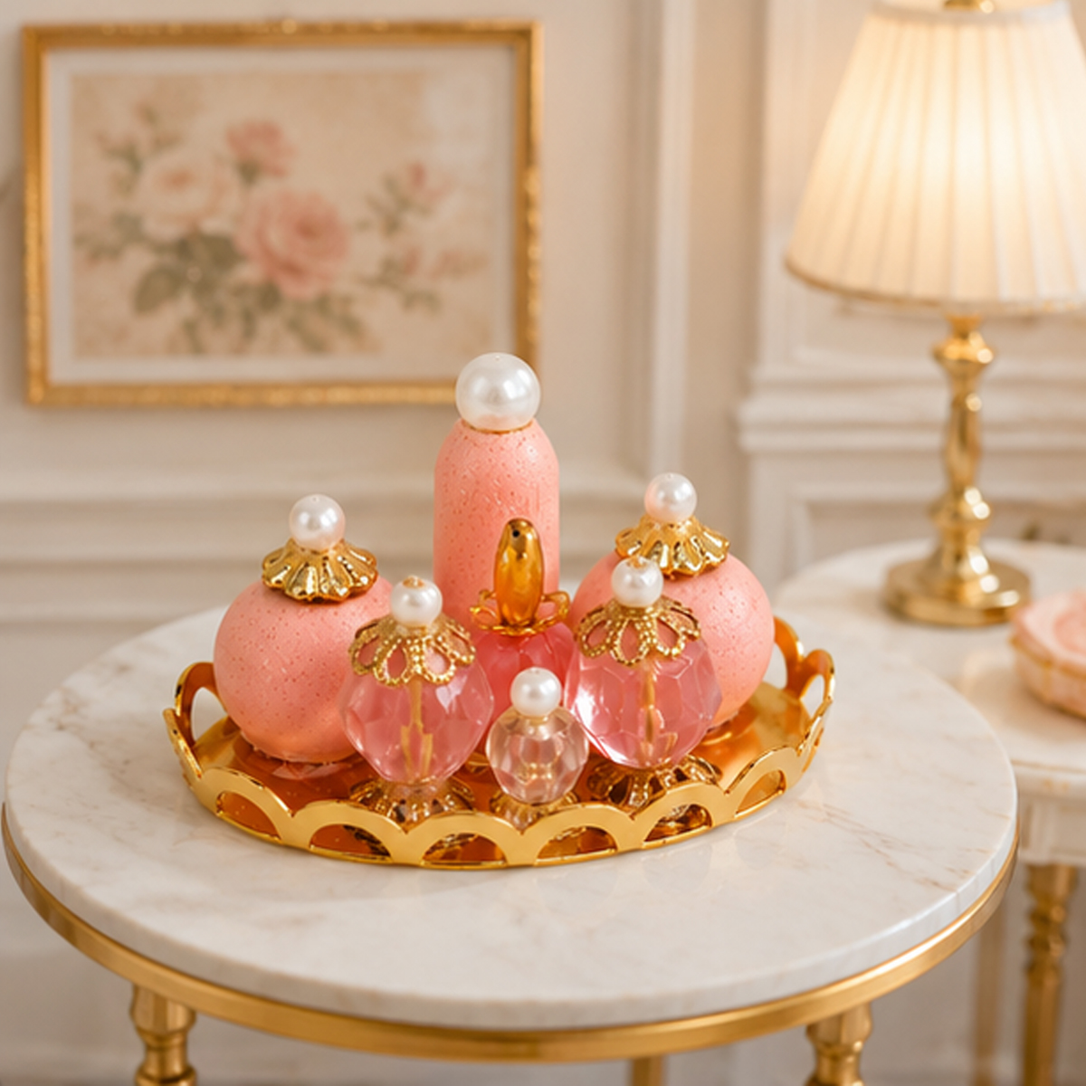 Perfume Villa Fragrance - 1:12 Dollhouse Miniature Perfume Bottle Set