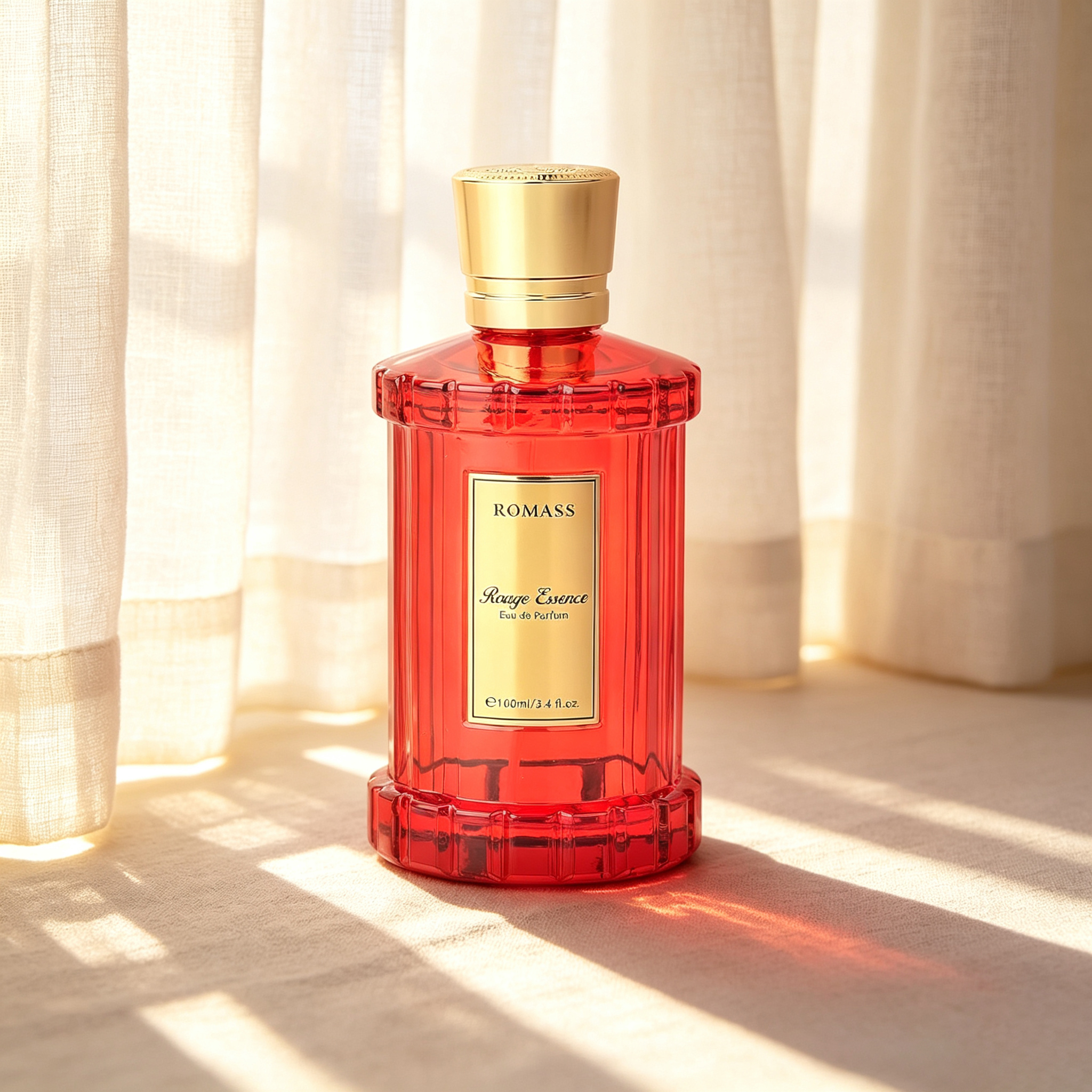 Perfume Light Fragrance - ROMASS Rouge Essence Vintage Red Bottle
