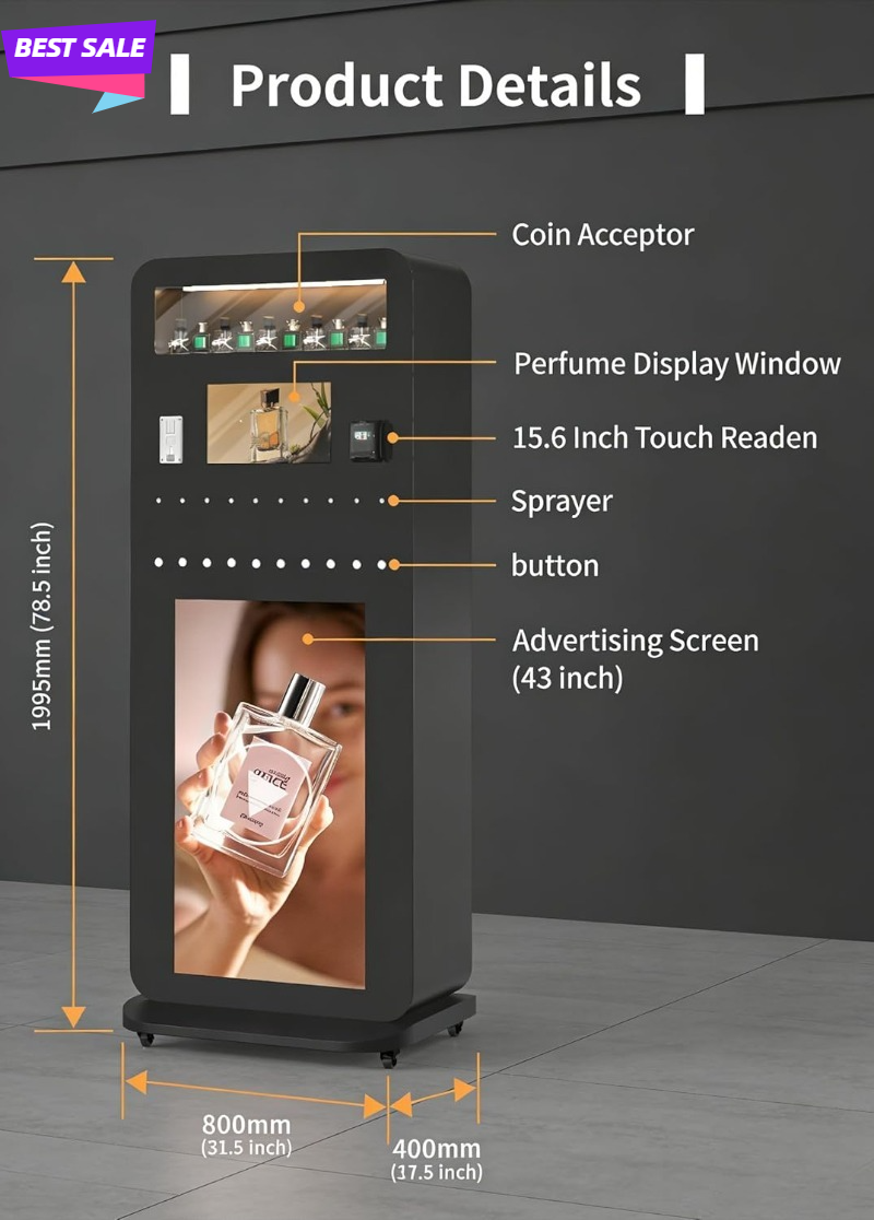 Smart Perfume Vending Machine  – Perfume In Fragrance Shop recenzja i cena