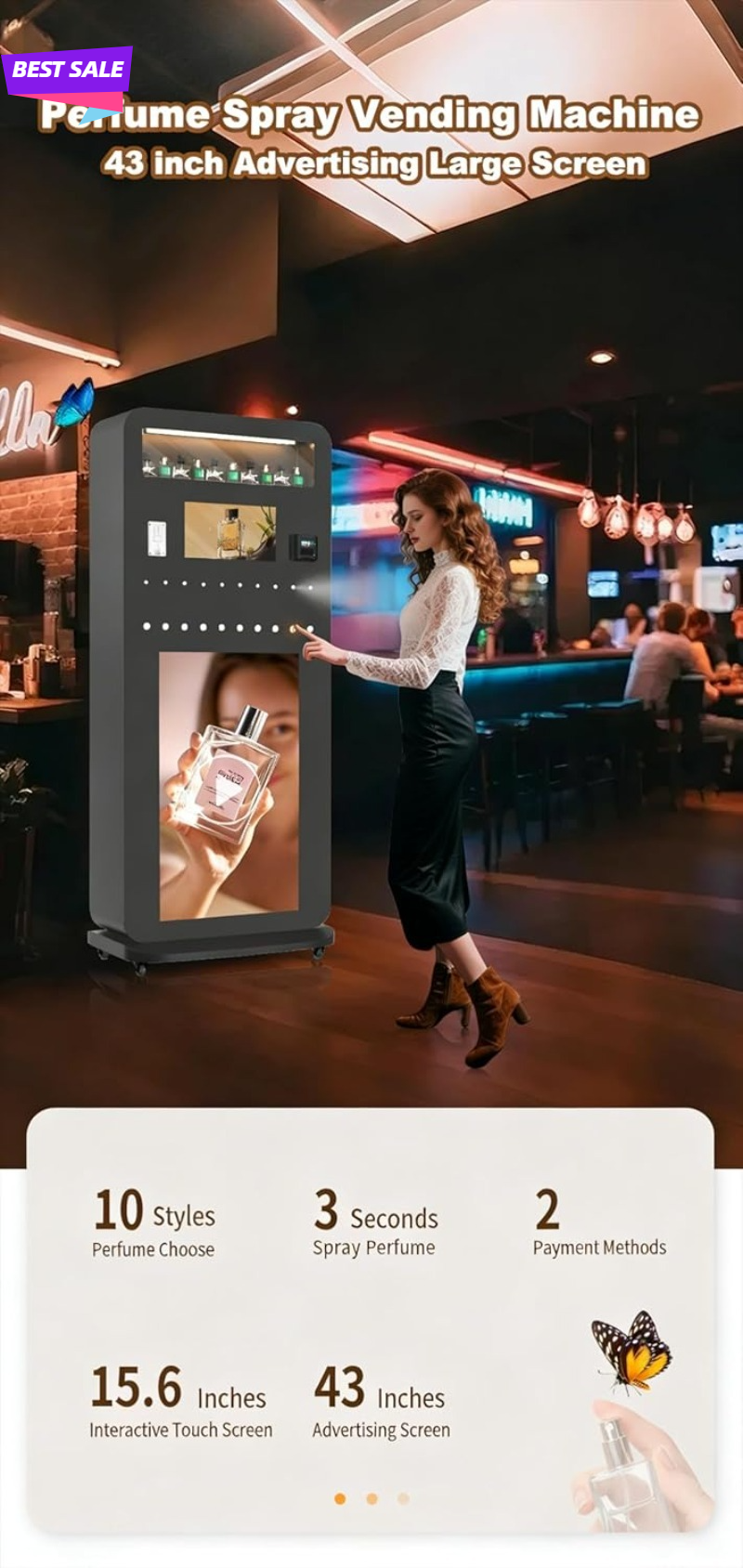 Smart Perfume Vending Machine  – Perfume In Fragrance Shop recenzja i cena