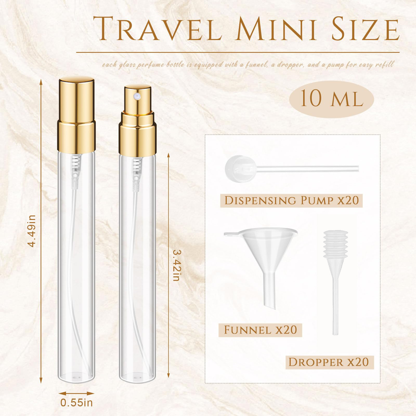 60pcs mini transparent perfume – Fragrance Atomizer Pump recenzja i cena