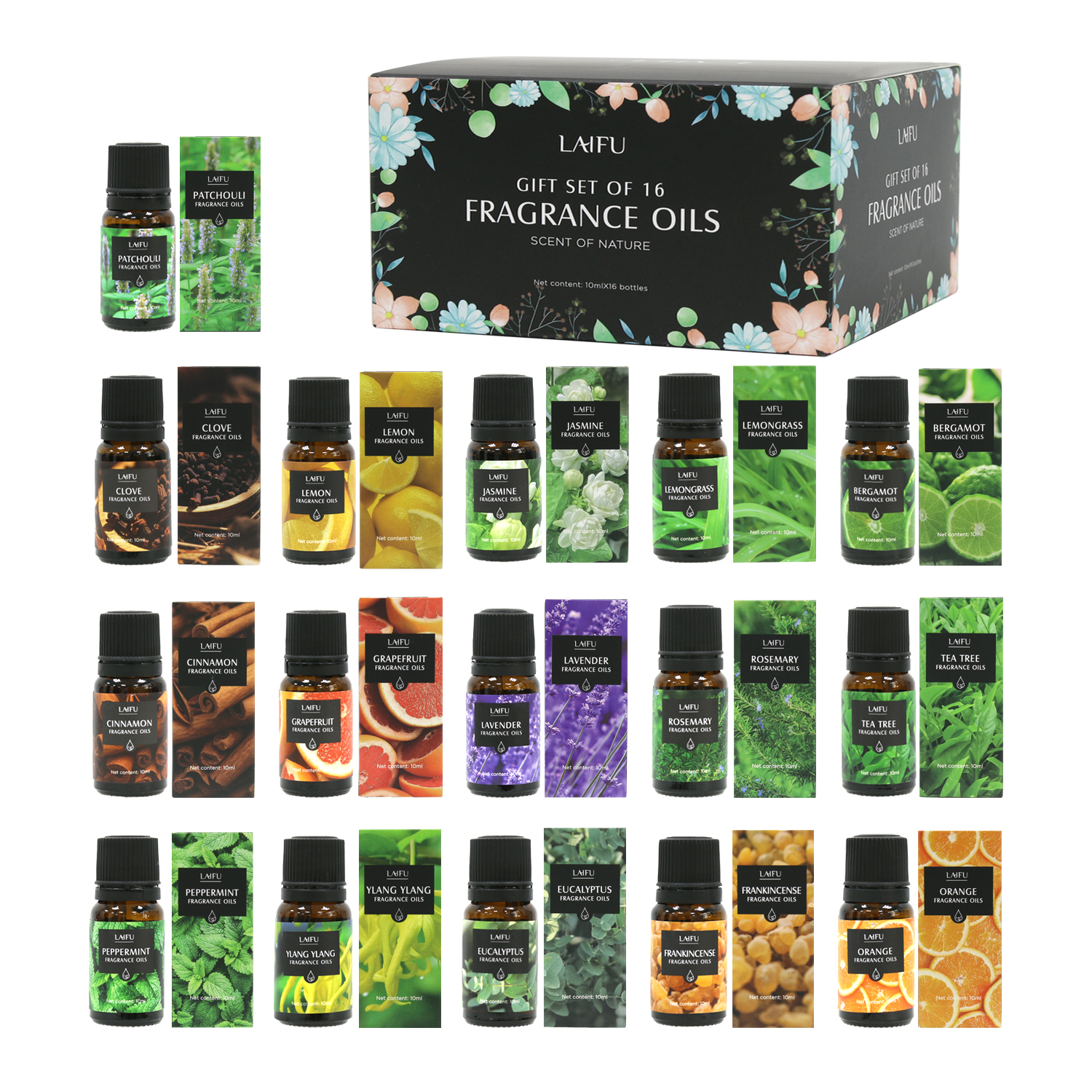 16x10ml Essential Oils Set for – Perfume Villa Fragrance recenzja i cena