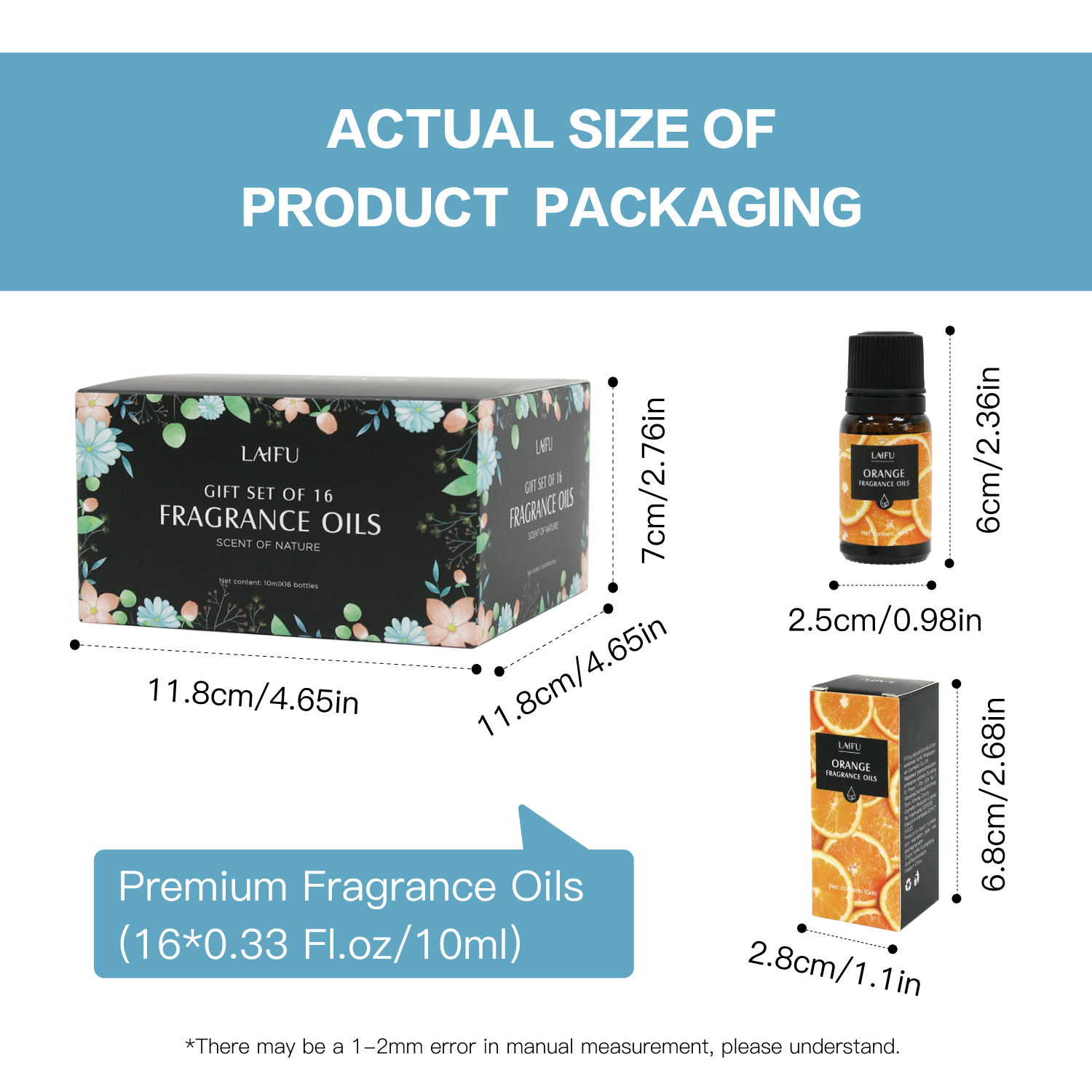 16x10ml Essential Oils Set for – Perfume Villa Fragrance recenzja i cena