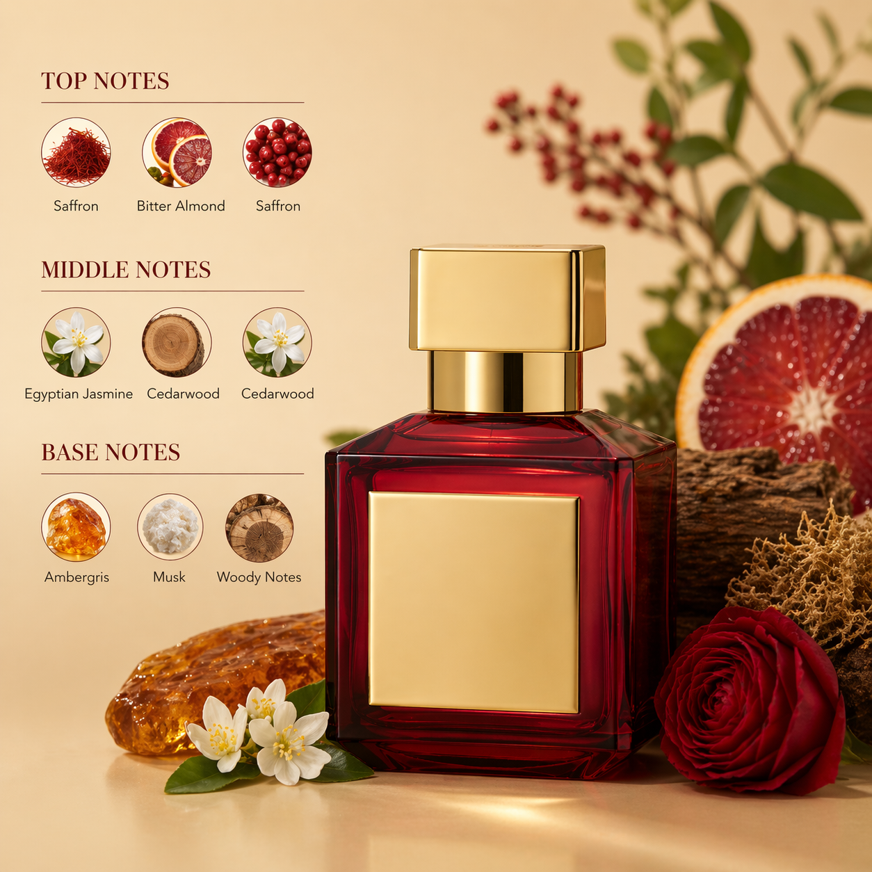 Rouge 540 Eau De Parfum Luxury – Perfume Fragrance Dupe recenzja i cena