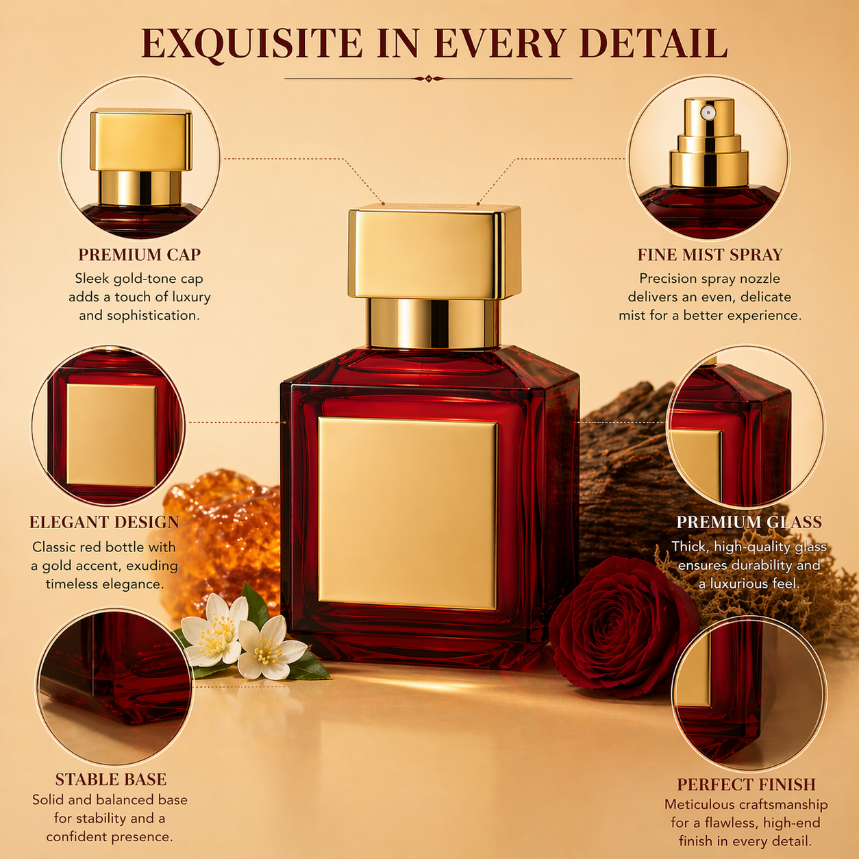 Rouge 540 Eau De Parfum Luxury – Perfume Fragrance Dupe recenzja i cena
