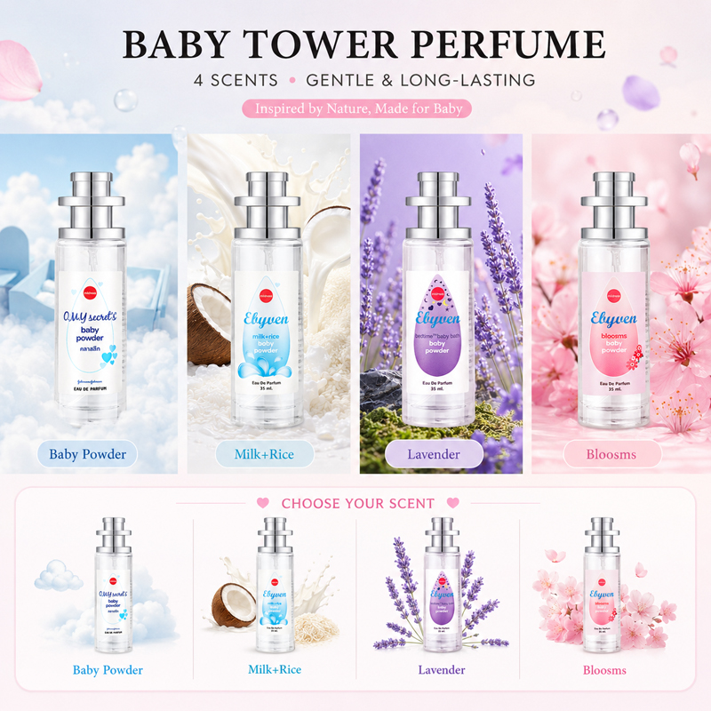 2pcs 35ml Baby Powder Perfume  – Perfume Fragrance Powder recenzja i cena