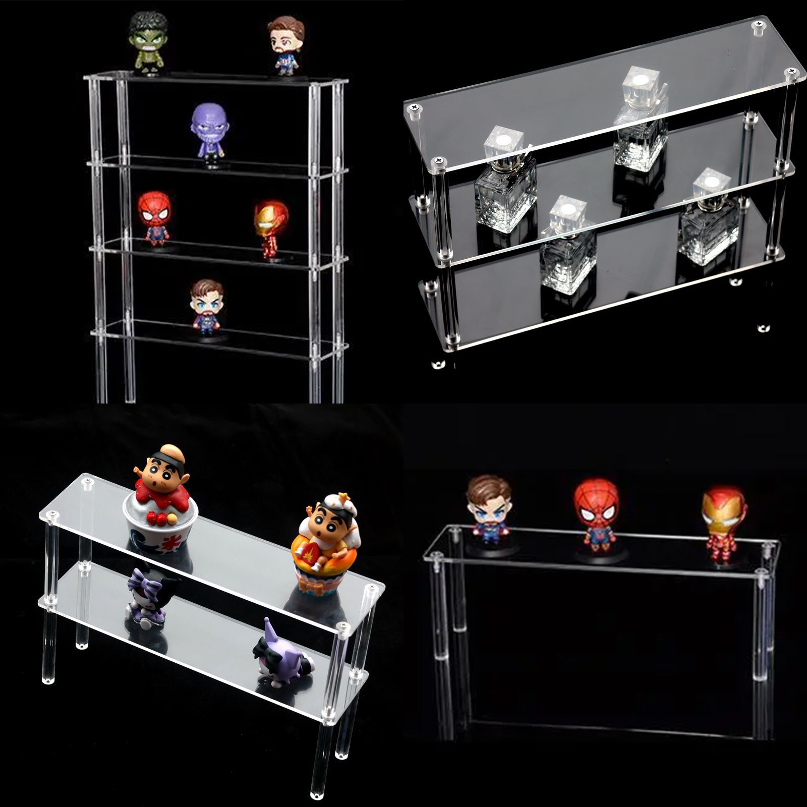 1-4 Tier Clear Acrylic Vertica – Perfume Villa Fragrance recenzja i cena