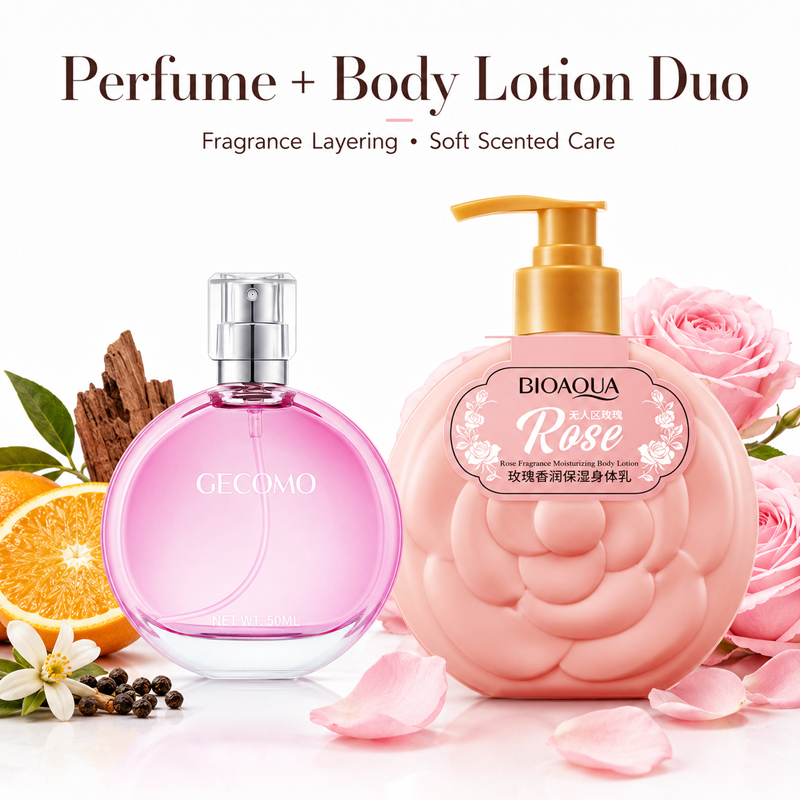 GECOMO Women's Perfume Set 50m – Perfume Fragrance Lotion recenzja i cena