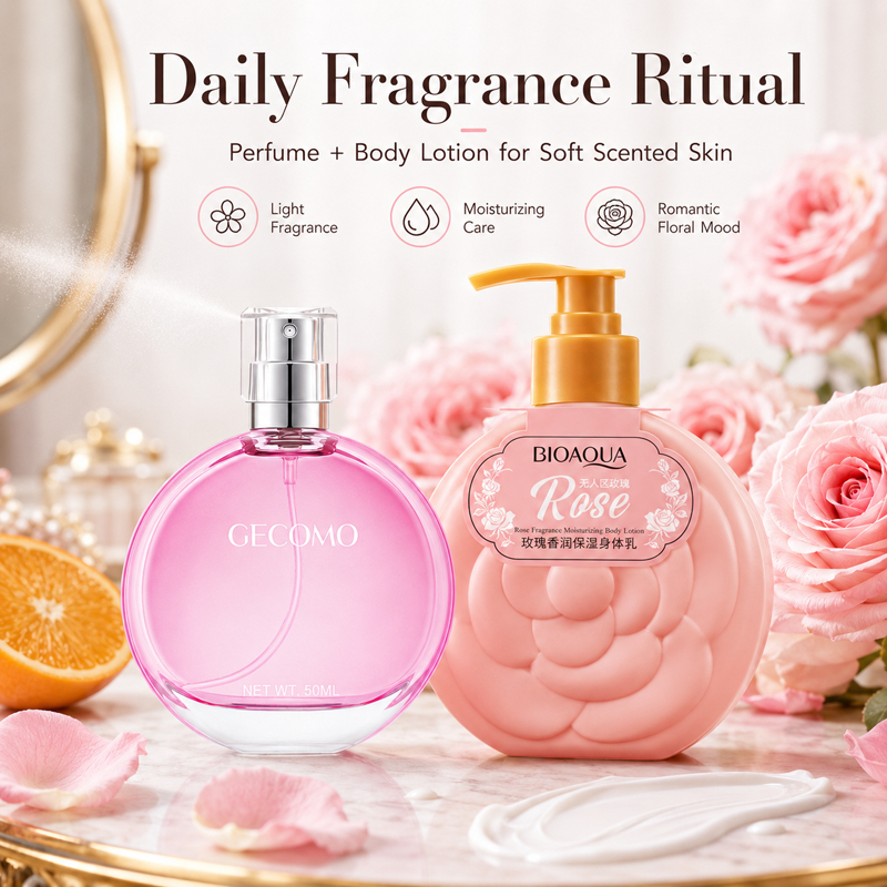 GECOMO Women's Perfume Set 50m – Perfume Fragrance Lotion recenzja i cena