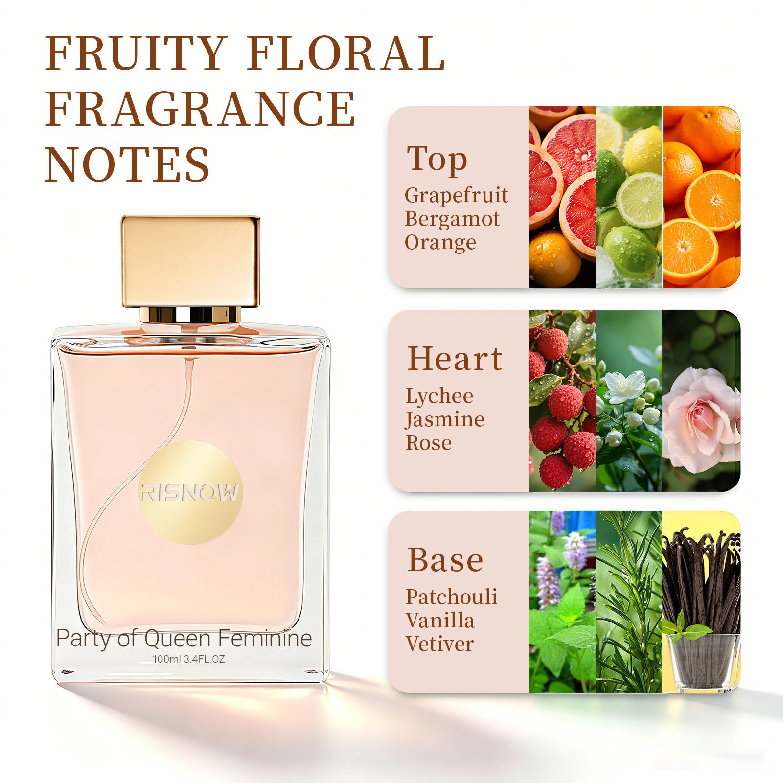 RISNOW Fruity Floral Fragrance – Perfume Queen recenzja i cena